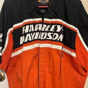 Harley Davidson button down shirt
